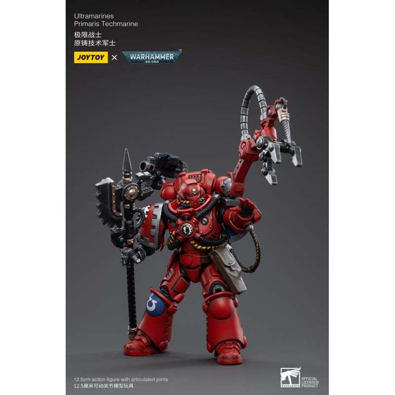 SPOTT-GR Warhammer 40k - Φιγούρα Δράσης (Αναλογία 1/18) Ultramarines Primaris Techmarine Μεγέθους 12cm
