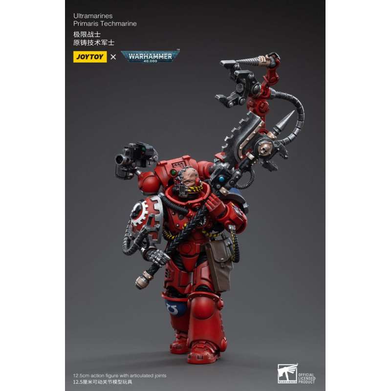 SPOTT-GR Warhammer 40k - Φιγούρα Δράσης (Αναλογία 1/18) Ultramarines Primaris Techmarine Μεγέθους 12cm