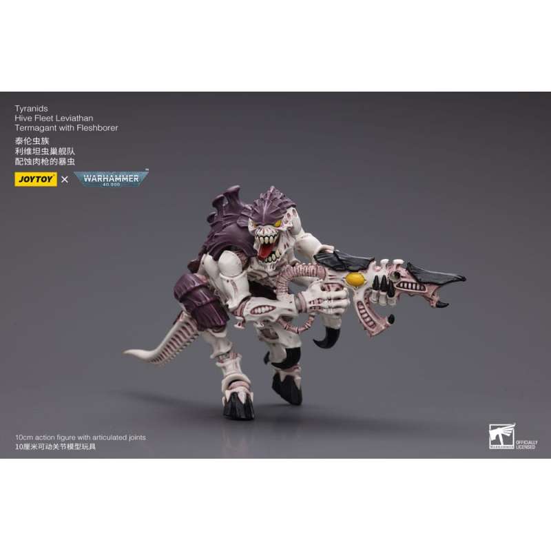 SPOTT-GR Warhammer 40k - Φιγούρα Δράσης (Αναλογία 1/18) Tyranids Hive Fleet Leviathan Termagant with Fleshborer Μεγέθους 12cm