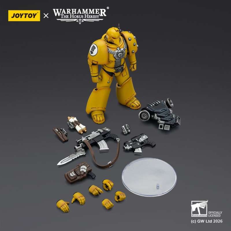 SPOTT-GR Warhammer The Horus Heresy - Φιγούρα Δράσης Imperial Fist MKVI Tactical Legionary Μεγέθους 12cm