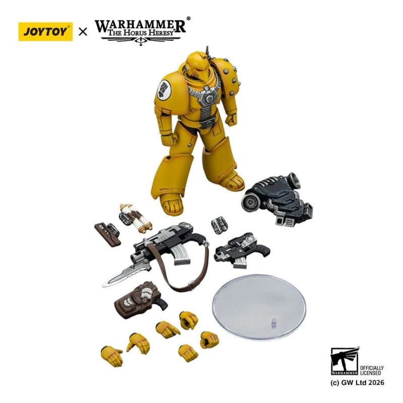 SPOTT-GR Warhammer The Horus Heresy - Φιγούρα Δράσης Imperial Fist MKVI Tactical Legionary Μεγέθους 12cm