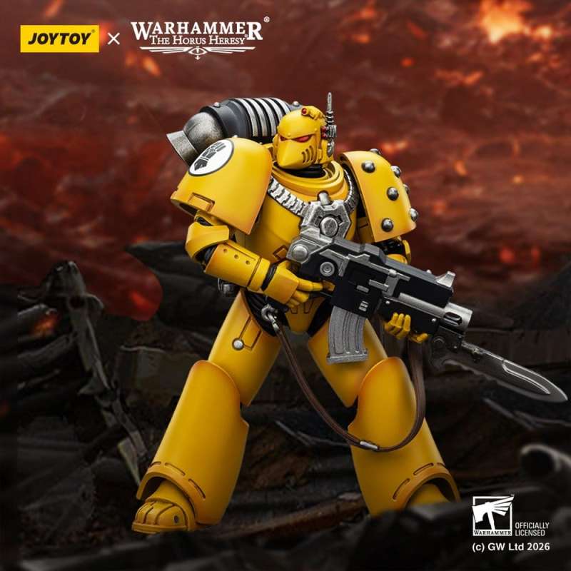 SPOTT-GR Warhammer The Horus Heresy - Φιγούρα Δράσης Imperial Fist MKVI Tactical Legionary Μεγέθους 12cm
