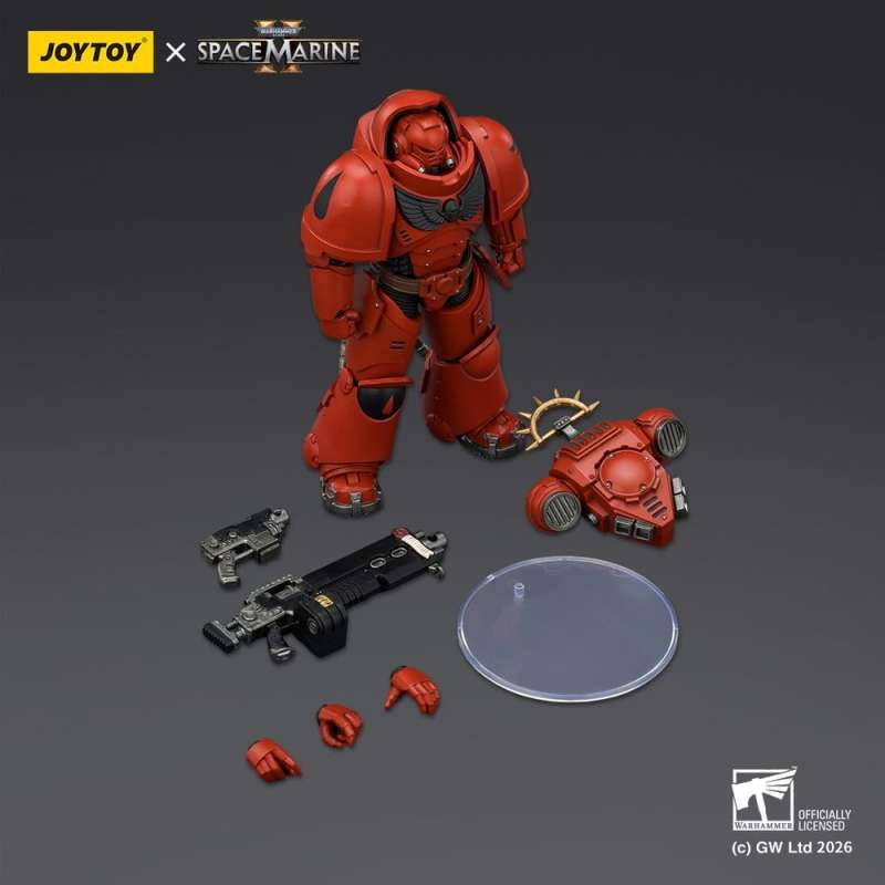 SPOTT-GR Warhammer 40,000 - Φιγούρα Δράσης Blood Angels Heavy Intercessor (Game Edition) Μεγέθους 13cm