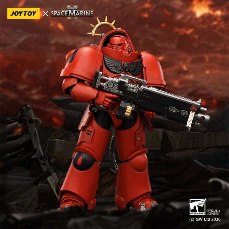SPOTT-GR Warhammer 40,000 - Φιγούρα Δράσης Blood Angels Heavy Intercessor (Game Edition) Μεγέθους 13cm