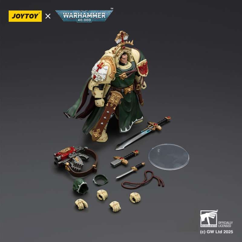SPOTT-GR Warhammer 40,000: Dark Angels - Φιγούρα Δράσης Belial Grand Master of The Deathwing With the Sword of Silence and Storm Bolter Μεγέθους 14cm