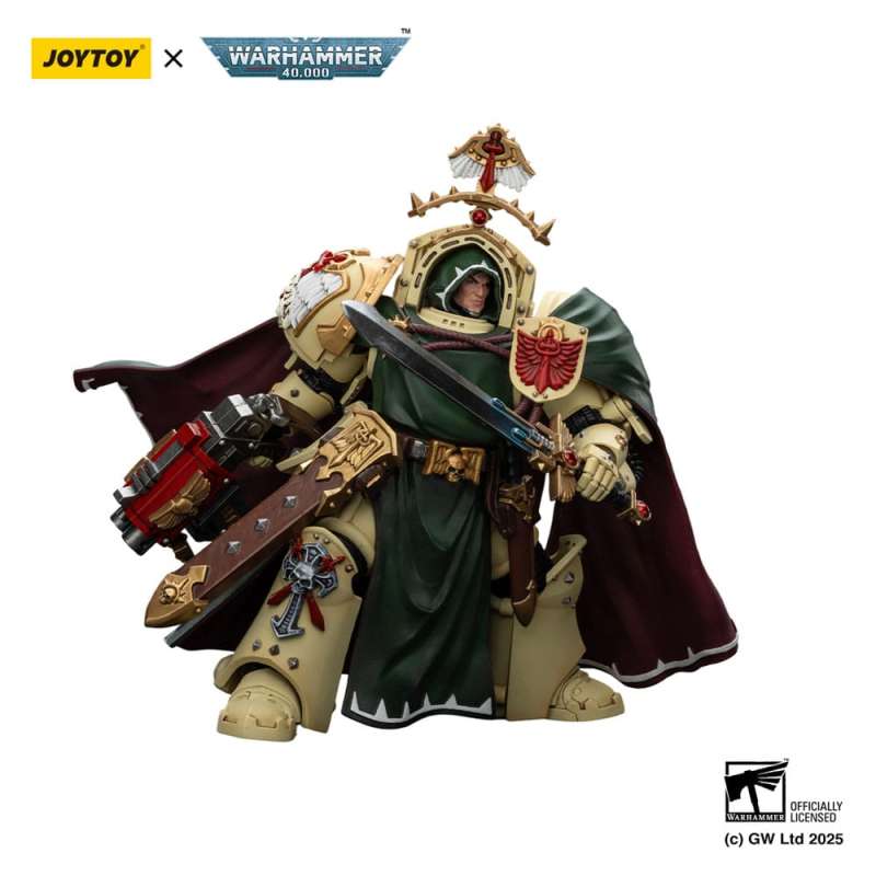 SPOTT-GR Warhammer 40,000: Dark Angels - Φιγούρα Δράσης Belial Grand Master of The Deathwing With the Sword of Silence and Storm Bolter Μεγέθους 14cm