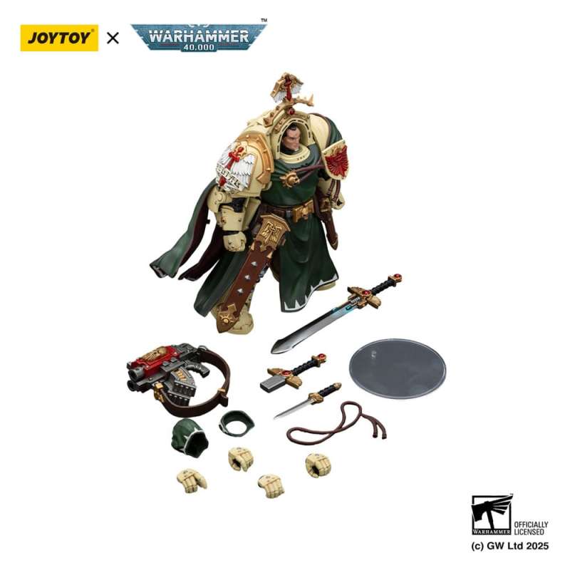 SPOTT-GR Warhammer 40,000: Dark Angels - Φιγούρα Δράσης Belial Grand Master of The Deathwing With the Sword of Silence and Storm Bolter Μεγέθους 14cm