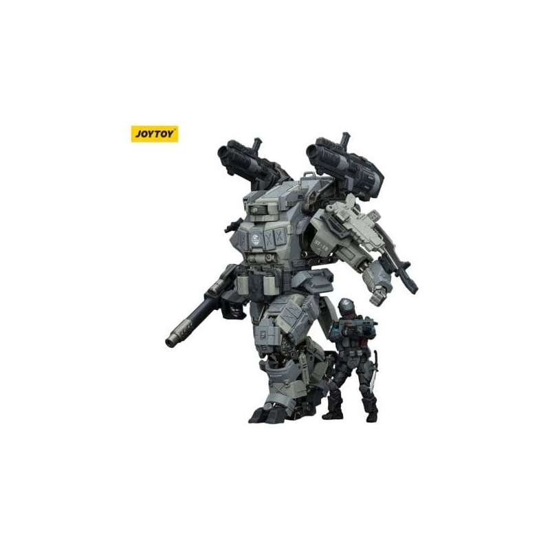 SPOTT-GR Dark Source - Φιγούρα Δράσης (Αναλογία 1/25) APOC Series Bedrock Fury Fire Strike Mech ST-8618 Μεγέθους 14cm