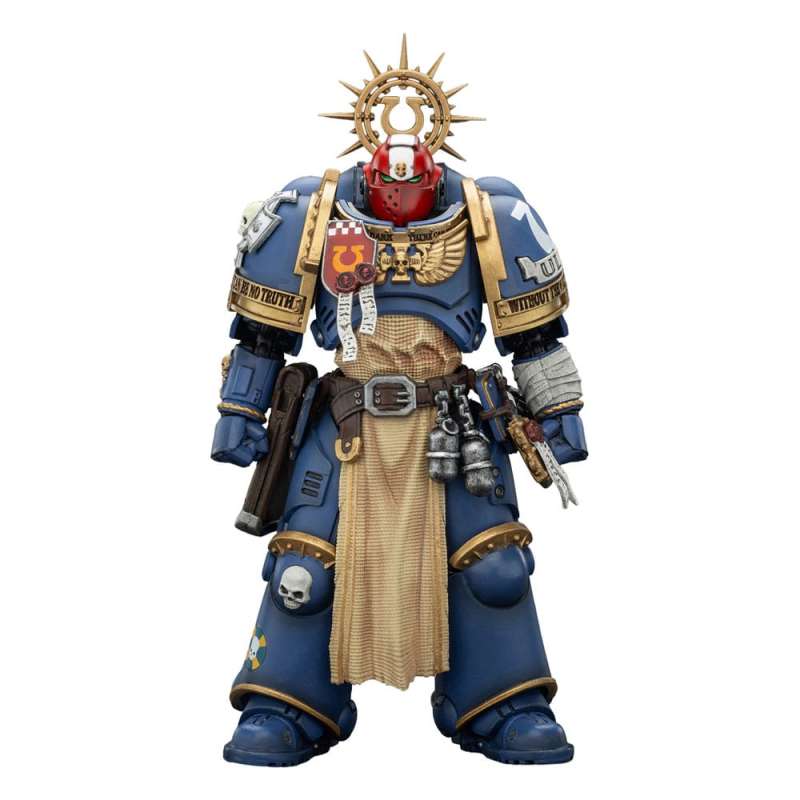 SPOTT-GR Warhammer 40,000 - Φιγούρα Δράσης Ultramarines Metaurus With Power Axe, Stormshield and Plasma Pistol Μεγέθους 13cm
