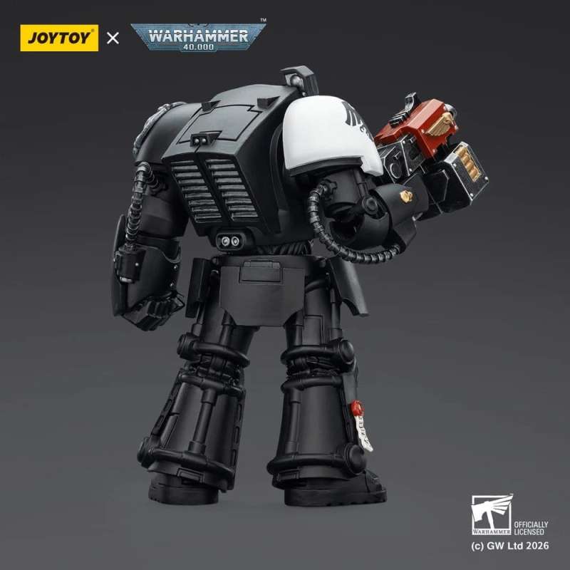 SPOTT-GR Warhammer 40,000 - Φιγούρα Δράσης Raven Guard Terminator 2 With Power Fist and Storm Bolter Μεγέθους 14cm