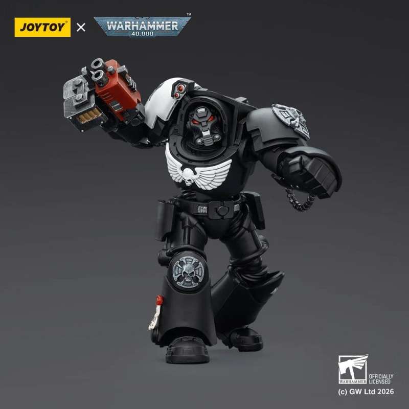 SPOTT-GR Warhammer 40,000 - Φιγούρα Δράσης Raven Guard Terminator 2 With Power Fist and Storm Bolter Μεγέθους 14cm