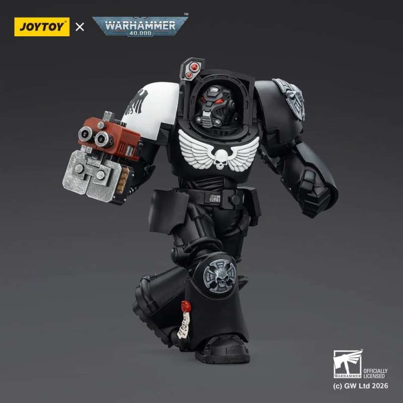 SPOTT-GR Warhammer 40,000 - Φιγούρα Δράσης Raven Guard Terminator 2 With Power Fist and Storm Bolter Μεγέθους 14cm