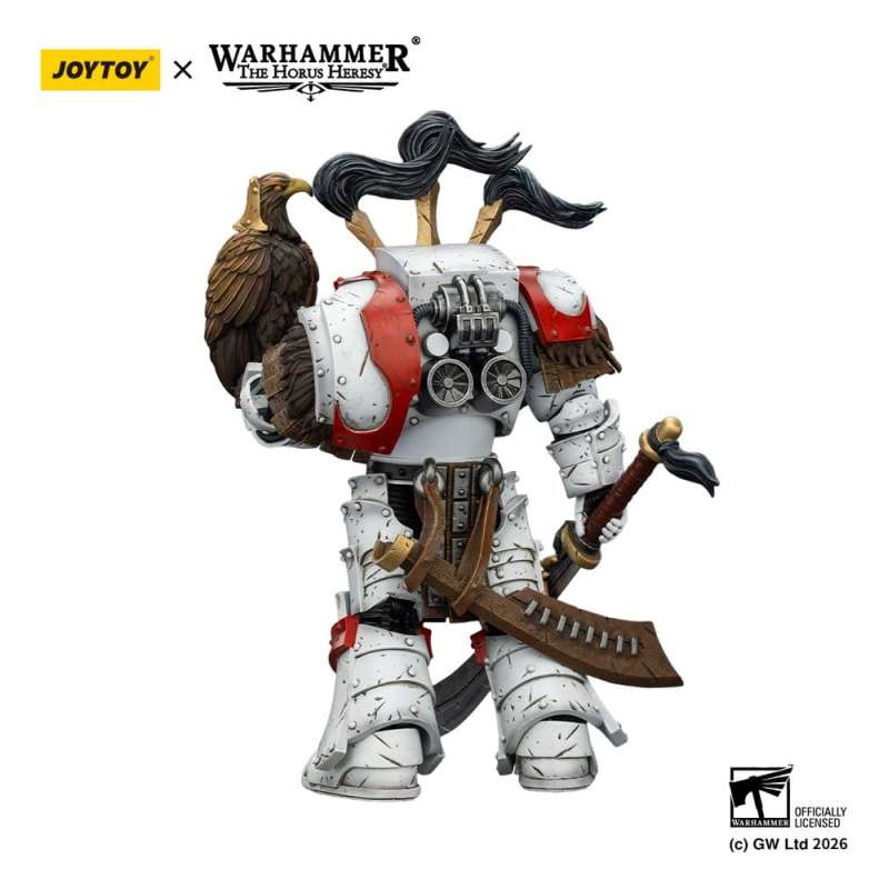 SPOTT-GR Warhammer 40,000 - Φιγούρα Δράσης White Scars Legion Praetor in Cataphractii Terminator Armour With Cyber Hawk Chogorian Sword and Combi-Melta Μεγέθους 14cm