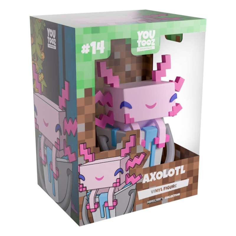SPOTT-GR Minecraft - Φιγούρα Βινυλίου Axolotl Μεγέθους 10cm