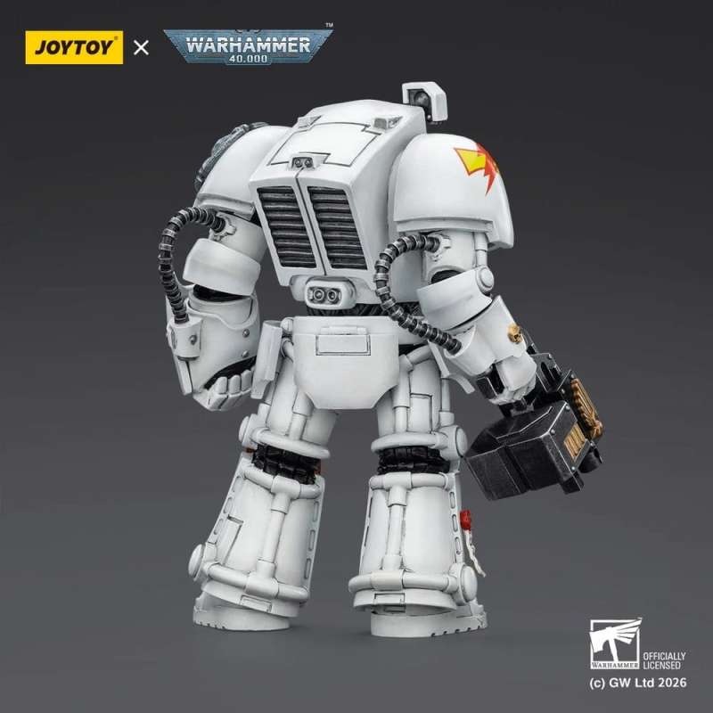 SPOTT-GR Warhammer 40,000 - Φιγούρα Δράσης White Scars Terminator 2 With Power Fist and Storm Bolter Μεγέθους 14cm
