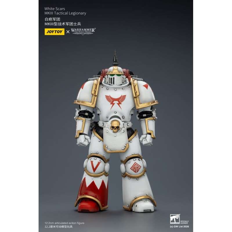 SPOTT-GR Warhammer The Horus Heresy - Φιγούρα Δράσης White Scars MKIll Tactical Legionary Μεγέθους 12cm