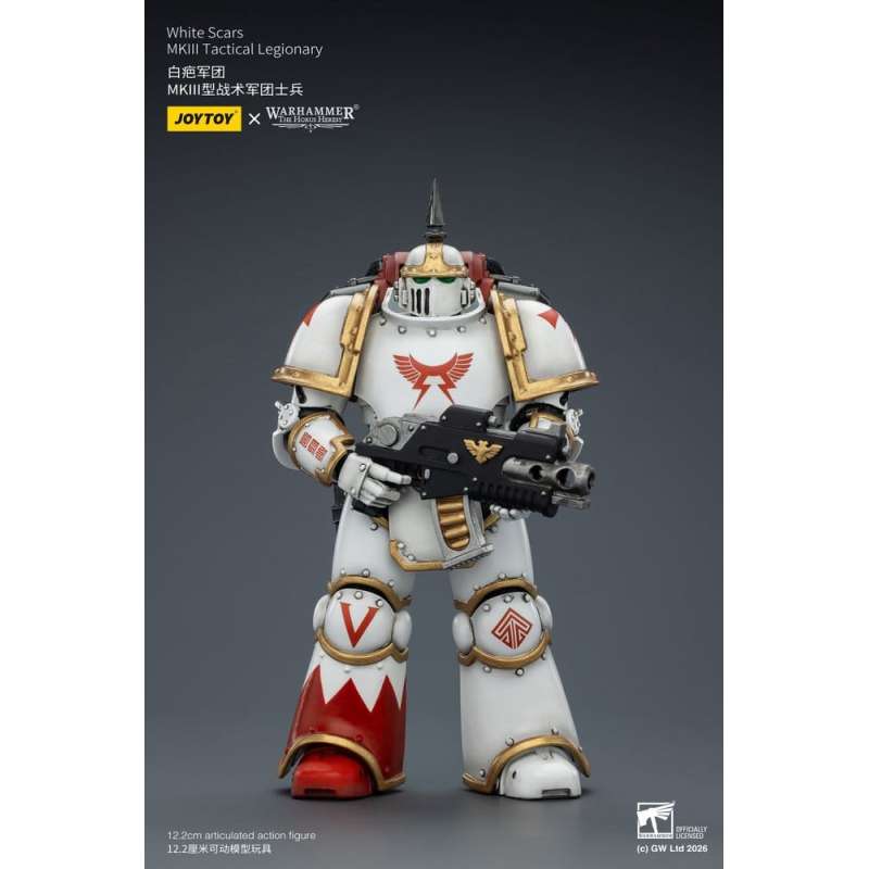 SPOTT-GR Warhammer The Horus Heresy - Φιγούρα Δράσης White Scars MKIll Tactical Legionary Μεγέθους 12cm