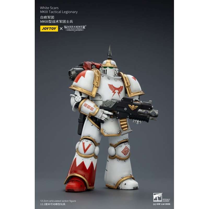 SPOTT-GR Warhammer The Horus Heresy - Φιγούρα Δράσης White Scars MKIll Tactical Legionary Μεγέθους 12cm