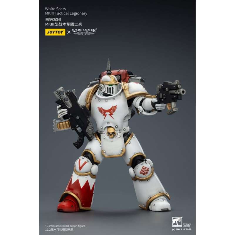 SPOTT-GR Warhammer The Horus Heresy - Φιγούρα Δράσης White Scars MKIll Tactical Legionary Μεγέθους 12cm