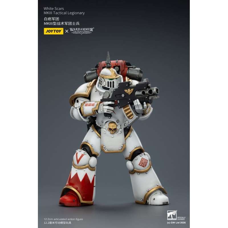 SPOTT-GR Warhammer The Horus Heresy - Φιγούρα Δράσης White Scars MKIll Tactical Legionary Μεγέθους 12cm