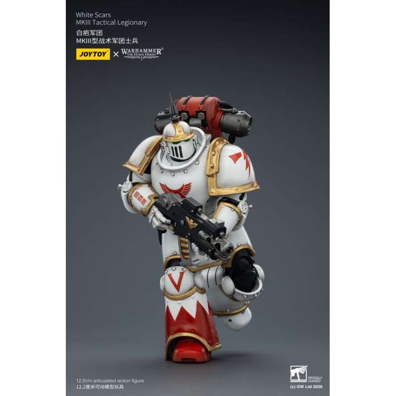 SPOTT-GR Warhammer The Horus Heresy - Φιγούρα Δράσης White Scars MKIll Tactical Legionary Μεγέθους 12cm