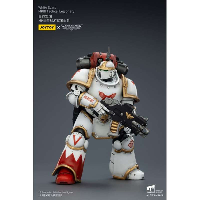 SPOTT-GR Warhammer The Horus Heresy - Φιγούρα Δράσης White Scars MKIll Tactical Legionary Μεγέθους 12cm