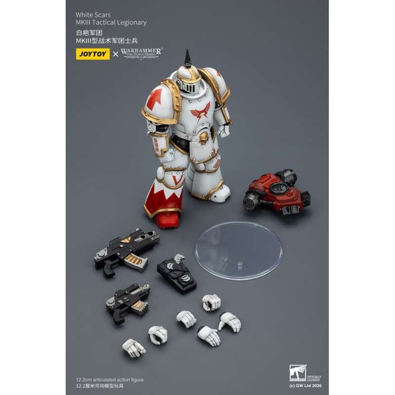 SPOTT-GR Warhammer The Horus Heresy - Φιγούρα Δράσης White Scars MKIll Tactical Legionary Μεγέθους 12cm