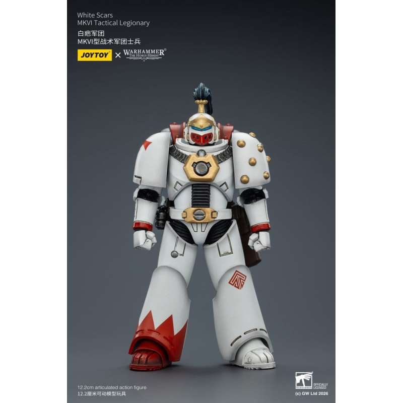 SPOTT-GR Warhammer The Horus Heresy - Φιγούρα Δράσης White Scars MKVI Tactical Legionary Μεγέθους 12cm
