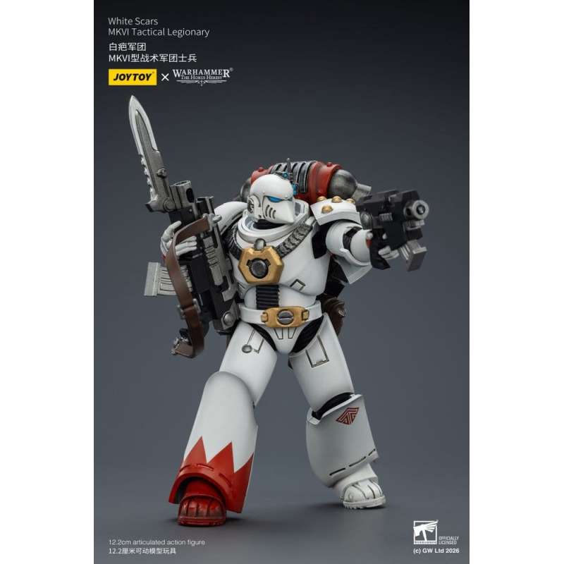 SPOTT-GR Warhammer The Horus Heresy - Φιγούρα Δράσης White Scars MKVI Tactical Legionary Μεγέθους 12cm