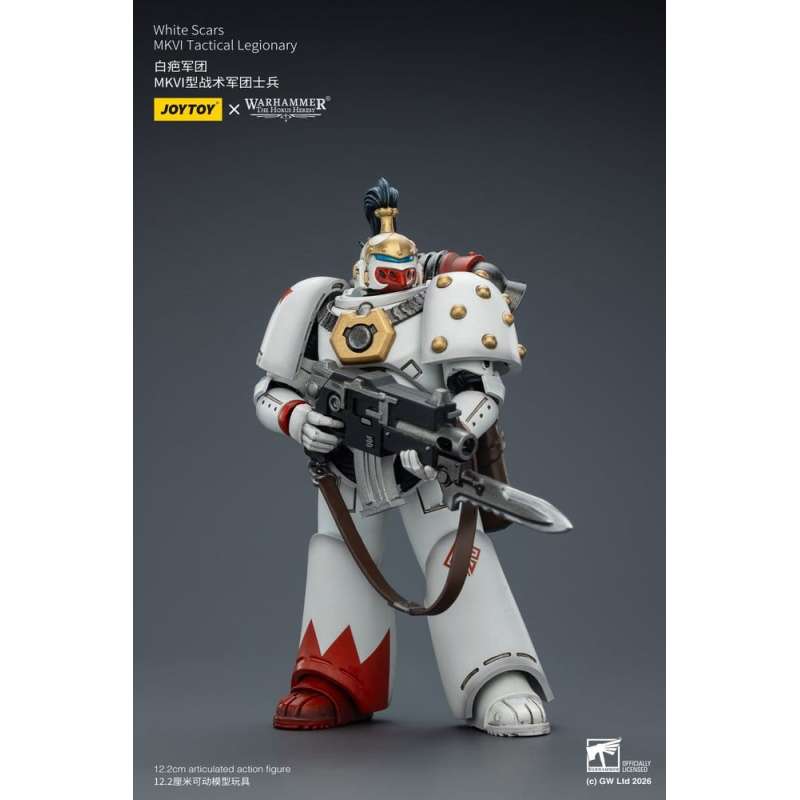 SPOTT-GR Warhammer The Horus Heresy - Φιγούρα Δράσης White Scars MKVI Tactical Legionary Μεγέθους 12cm