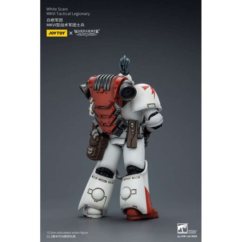 SPOTT-GR Warhammer The Horus Heresy - Φιγούρα Δράσης White Scars MKVI Tactical Legionary Μεγέθους 12cm