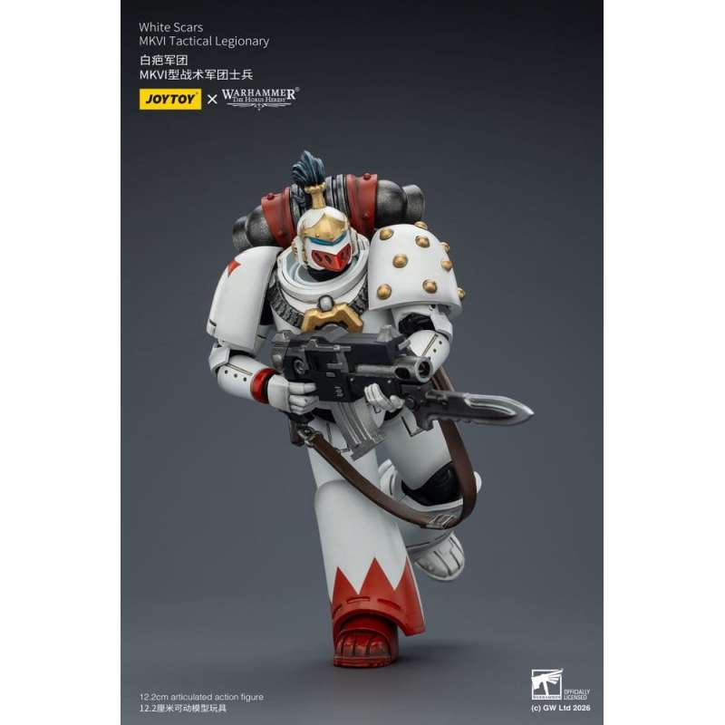 SPOTT-GR Warhammer The Horus Heresy - Φιγούρα Δράσης White Scars MKVI Tactical Legionary Μεγέθους 12cm