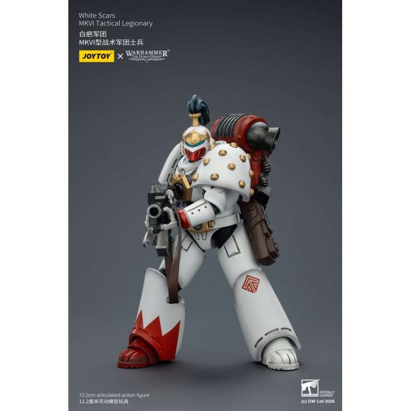 SPOTT-GR Warhammer The Horus Heresy - Φιγούρα Δράσης White Scars MKVI Tactical Legionary Μεγέθους 12cm