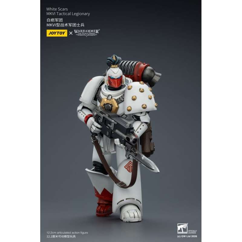 SPOTT-GR Warhammer The Horus Heresy - Φιγούρα Δράσης White Scars MKVI Tactical Legionary Μεγέθους 12cm