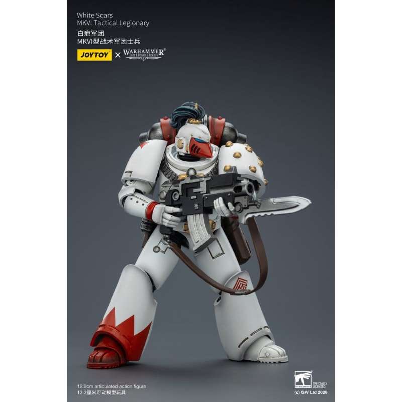 SPOTT-GR Warhammer The Horus Heresy - Φιγούρα Δράσης White Scars MKVI Tactical Legionary Μεγέθους 12cm