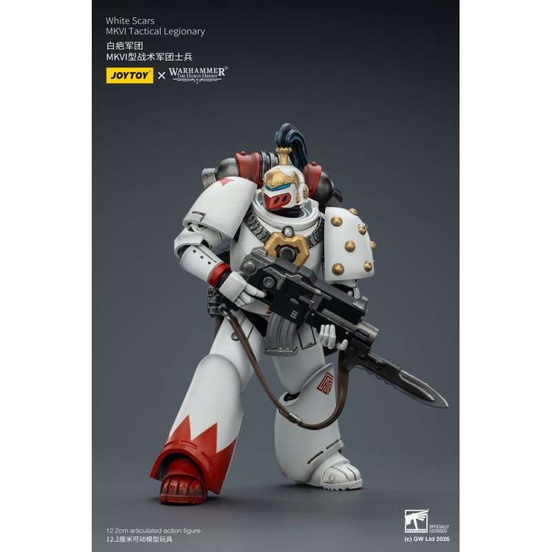 SPOTT-GR Warhammer The Horus Heresy - Φιγούρα Δράσης White Scars MKVI Tactical Legionary Μεγέθους 12cm