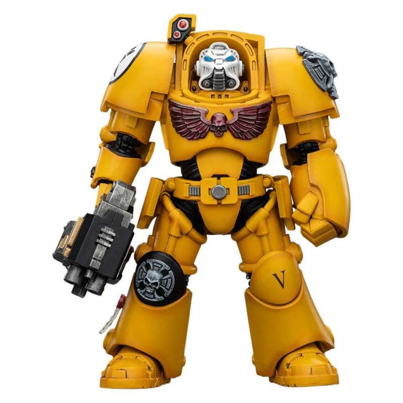 SPOTT-GR Warhammer 40,000 - Φιγούρα Δράσης Imperial Fists Terminator 2 With Power Fist and Storm Bolter Μεγέθους 14cm