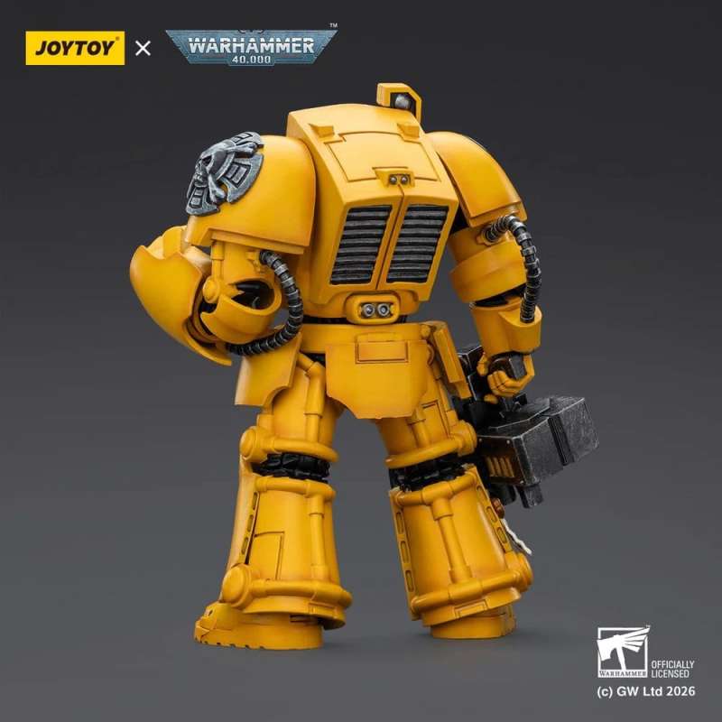 SPOTT-GR Warhammer 40,000 - Φιγούρα Δράσης Imperial Fists Terminator 2 With Power Fist and Storm Bolter Μεγέθους 14cm