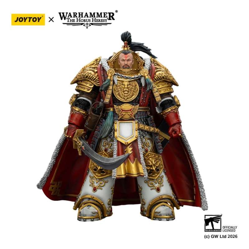 SPOTT-GR Warhammer The Horus Heresy - Φιγούρα Δράσης White Scars Jaghatai Khan Primarch of the Vth Legion Μεγέθους 19cm