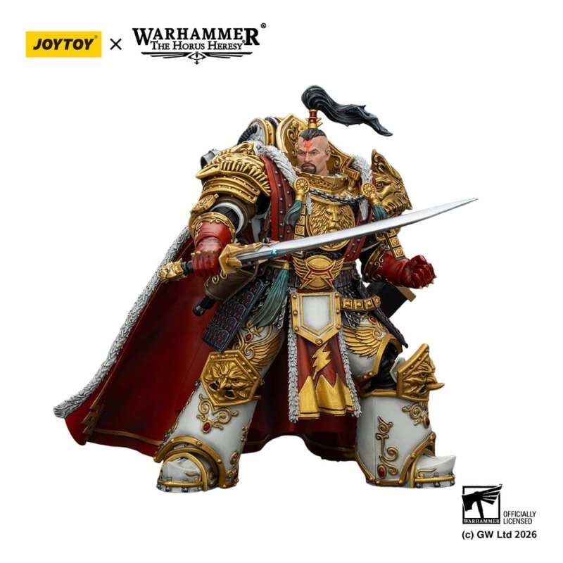 SPOTT-GR Warhammer The Horus Heresy - Φιγούρα Δράσης White Scars Jaghatai Khan Primarch of the Vth Legion Μεγέθους 19cm