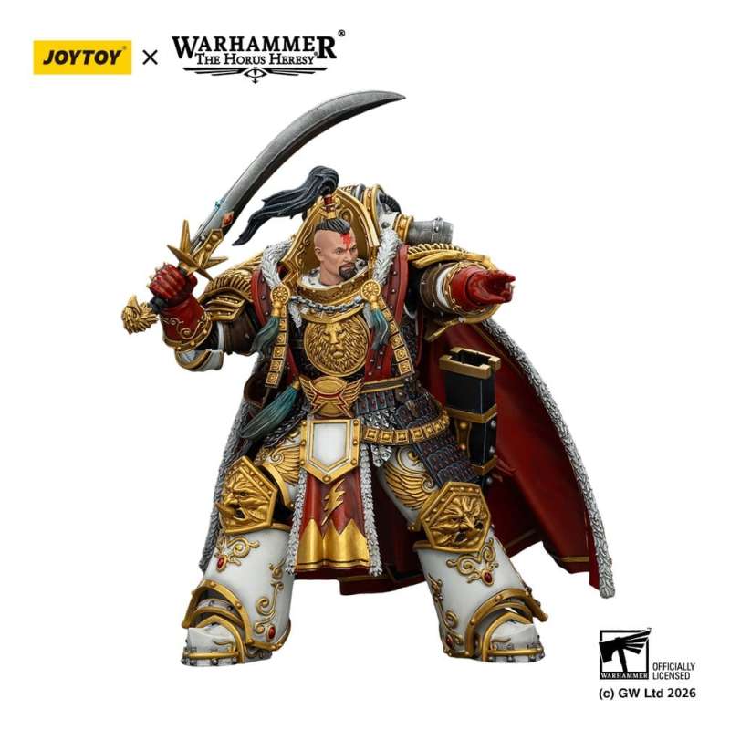 SPOTT-GR Warhammer The Horus Heresy - Φιγούρα Δράσης White Scars Jaghatai Khan Primarch of the Vth Legion Μεγέθους 19cm