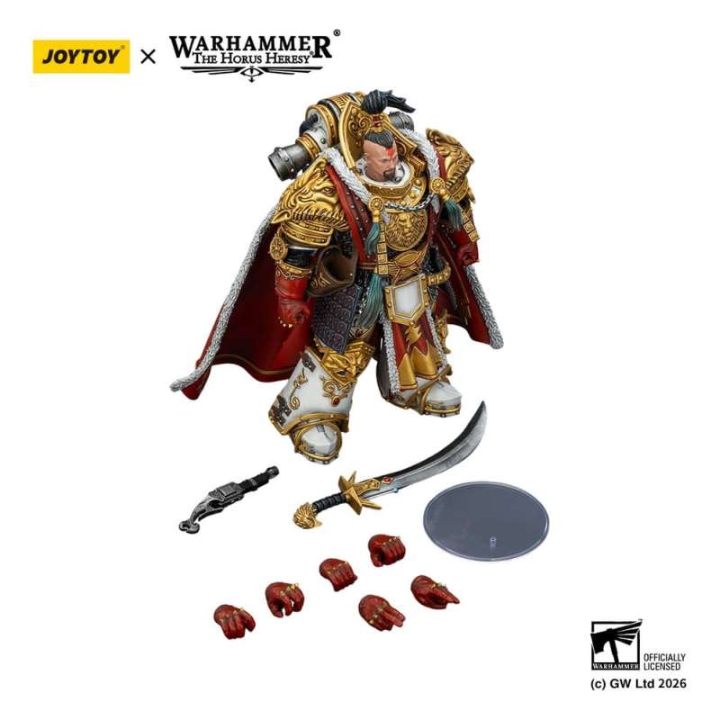 SPOTT-GR Warhammer The Horus Heresy - Φιγούρα Δράσης White Scars Jaghatai Khan Primarch of the Vth Legion Μεγέθους 19cm