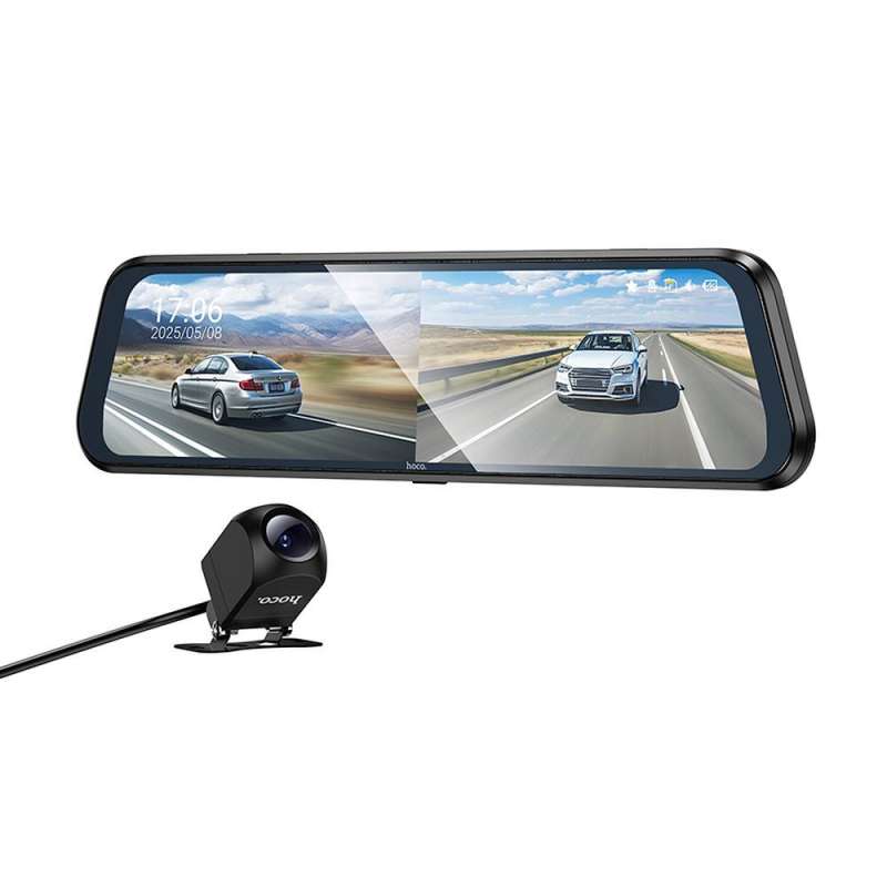 SPOTT-GR Hoco DV16 - Dashcam Αυτοκινήτου με Καθρέφτη Οθόνη 9.66