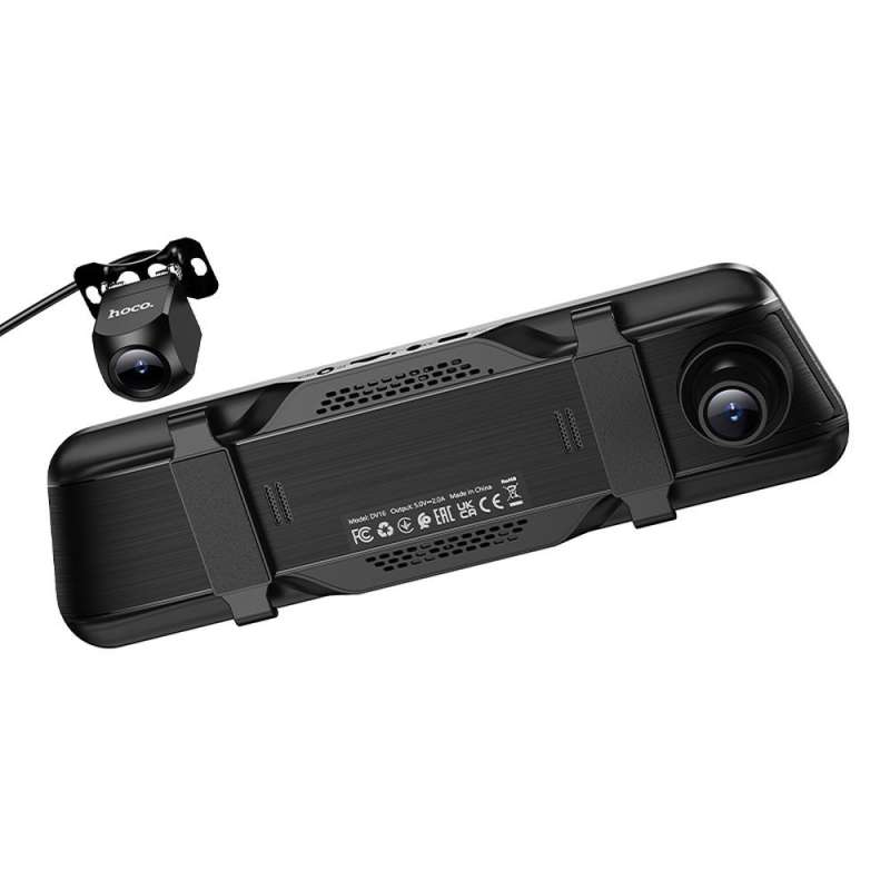 SPOTT-GR Hoco DV16 - Dashcam Αυτοκινήτου με Καθρέφτη Οθόνη 9.66