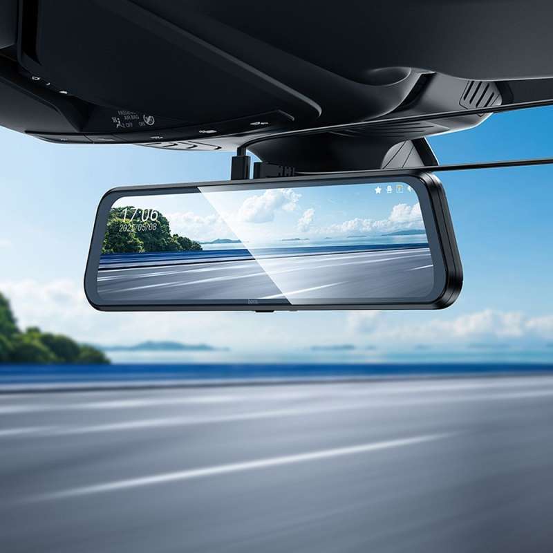 SPOTT-GR Hoco DV16 - Dashcam Αυτοκινήτου με Καθρέφτη Οθόνη 9.66