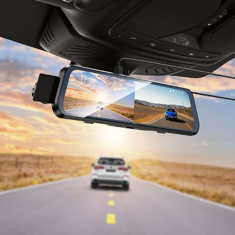 SPOTT-GR Hoco DV16 - Dashcam Αυτοκινήτου με Καθρέφτη Οθόνη 9.66