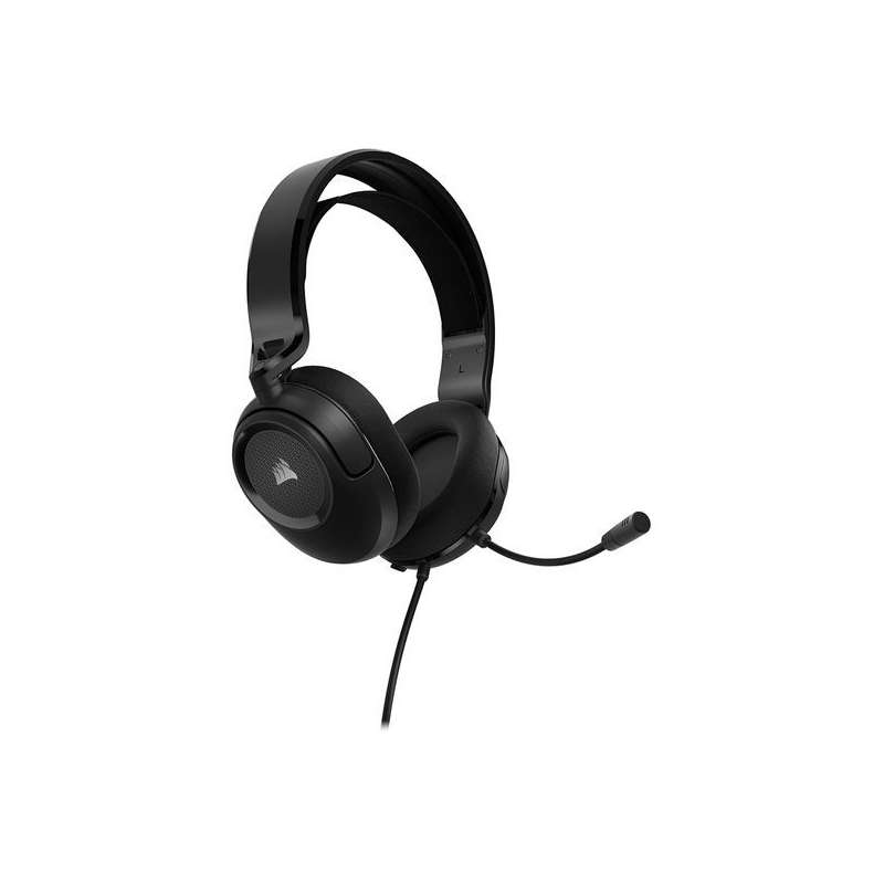 SPOTT-GR Corsair HS35 Carbon V2 - Ενσύρματα Gaming Ακουστικά με Καρφί 3.5mm και Μικρόφωνο σε Μαύρο Χρώμα