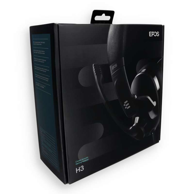SPOTT-GR Sennheiser EPOS H3 - Ενσύρματα Gaming Ακουστικά με Υποδοχή Jack 3.5mm / USB σε Μαύρο Χρώμα