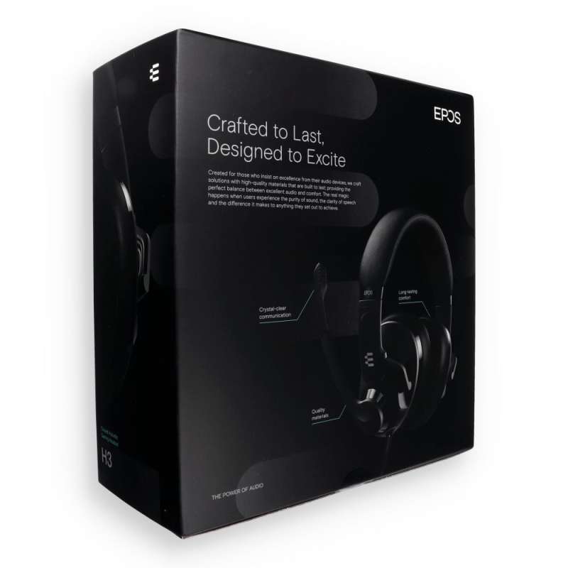 SPOTT-GR Sennheiser EPOS H3 - Ενσύρματα Gaming Ακουστικά με Υποδοχή Jack 3.5mm / USB σε Μαύρο Χρώμα