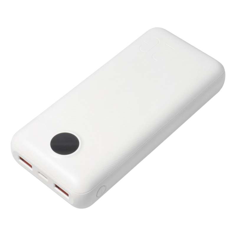 SPOTT-GR Veger L20S - Power Bank 20000mAh (PD Quick Charge 3.0 2A 20W) σε Άσπρο Χρώμα (VP2039PD / W2039PD)